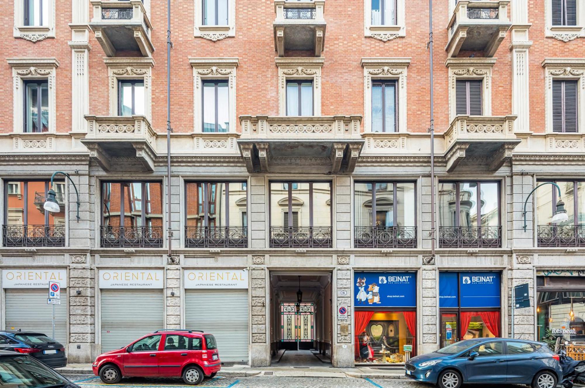 Piazza Castello Central Studio Turin Luaran gambar